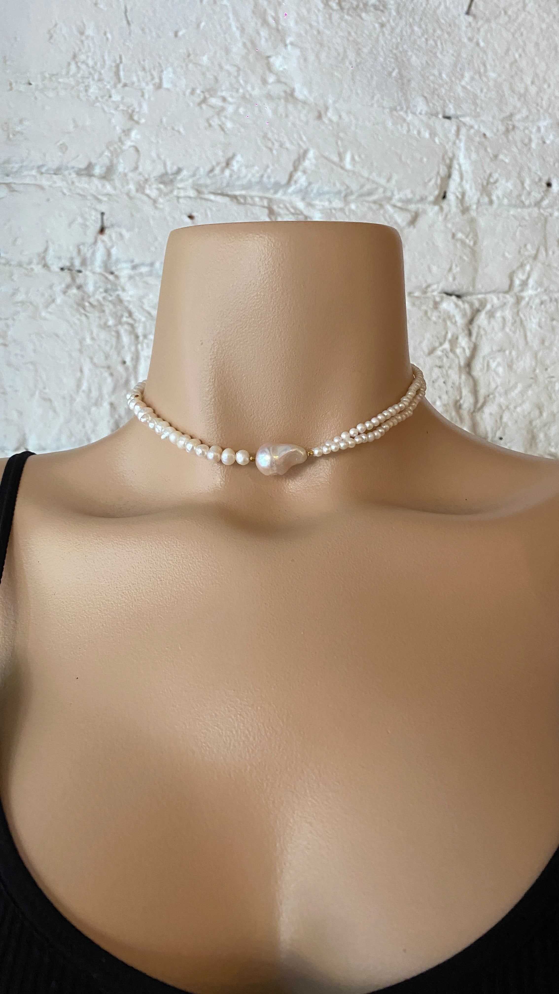 Collar perlas Empty
