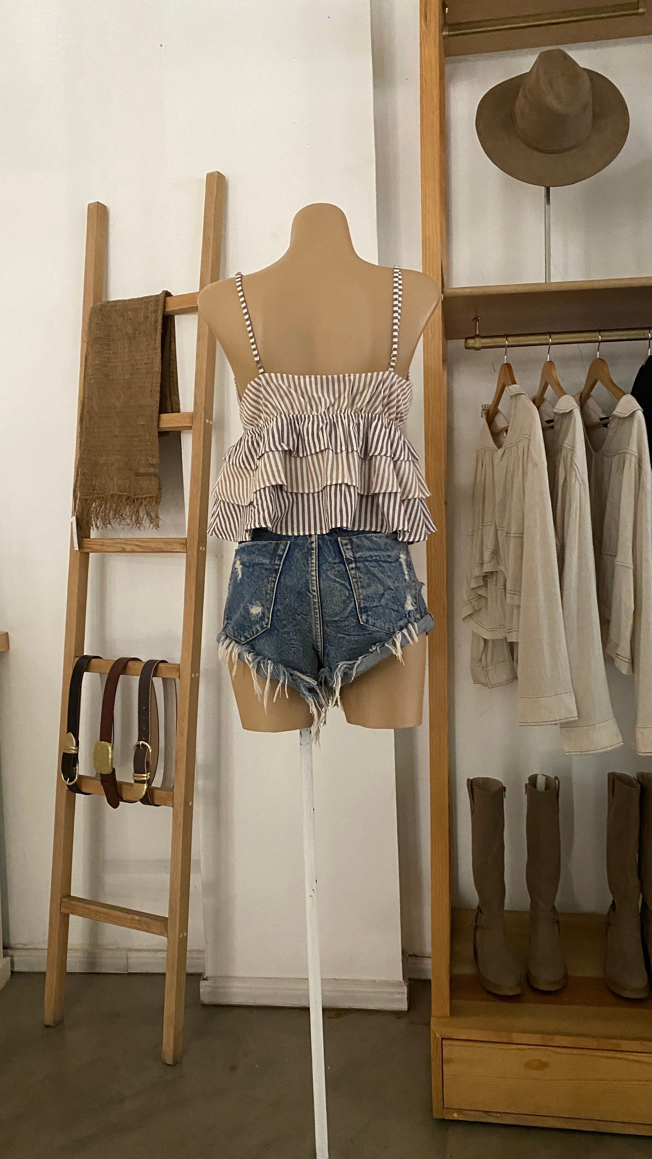 Top camisola taupe