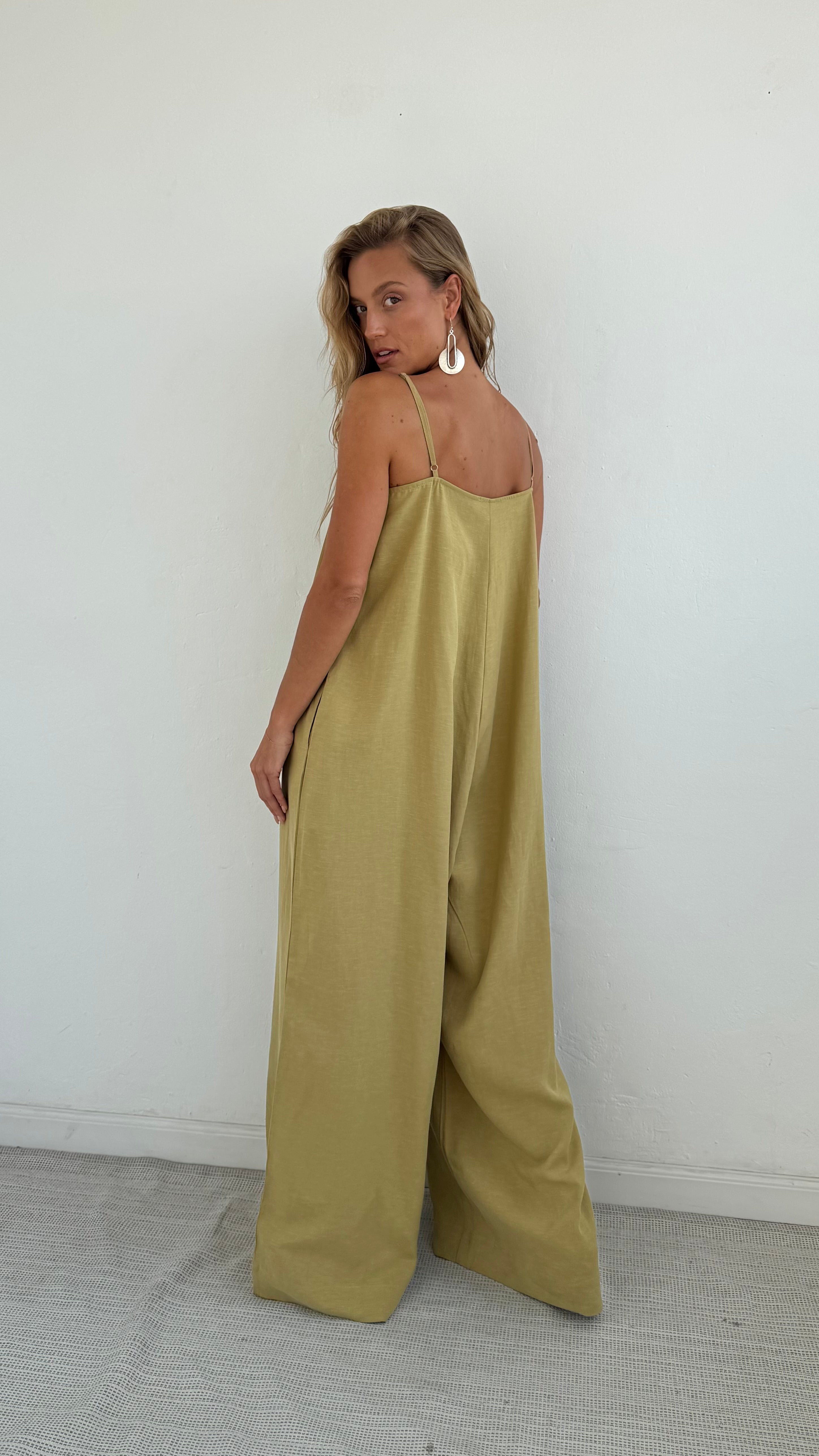 Jumpsuit Dana green playa