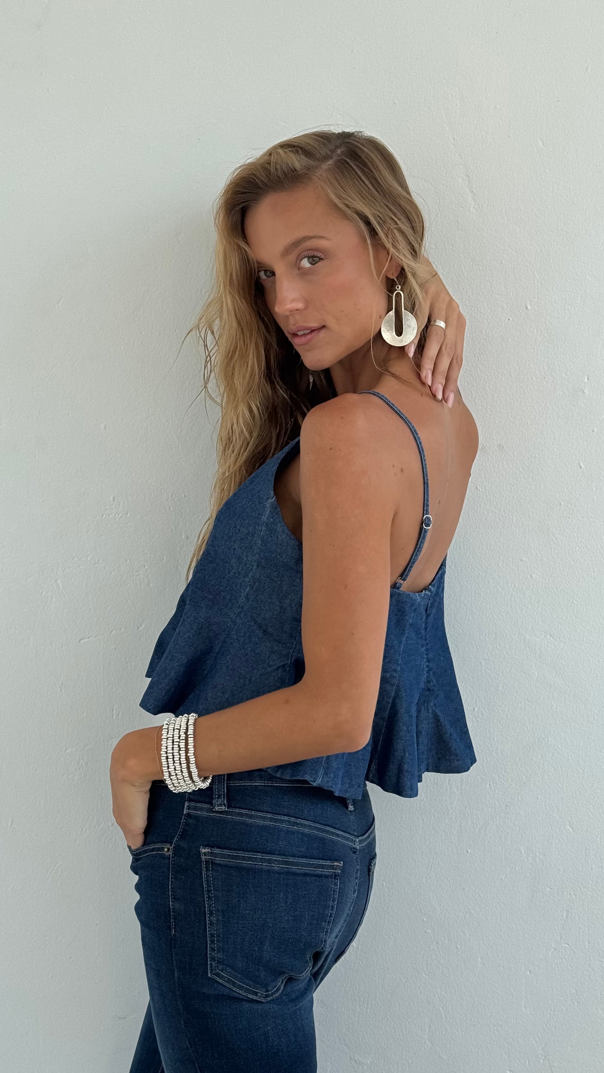 Top Martina Denim playa