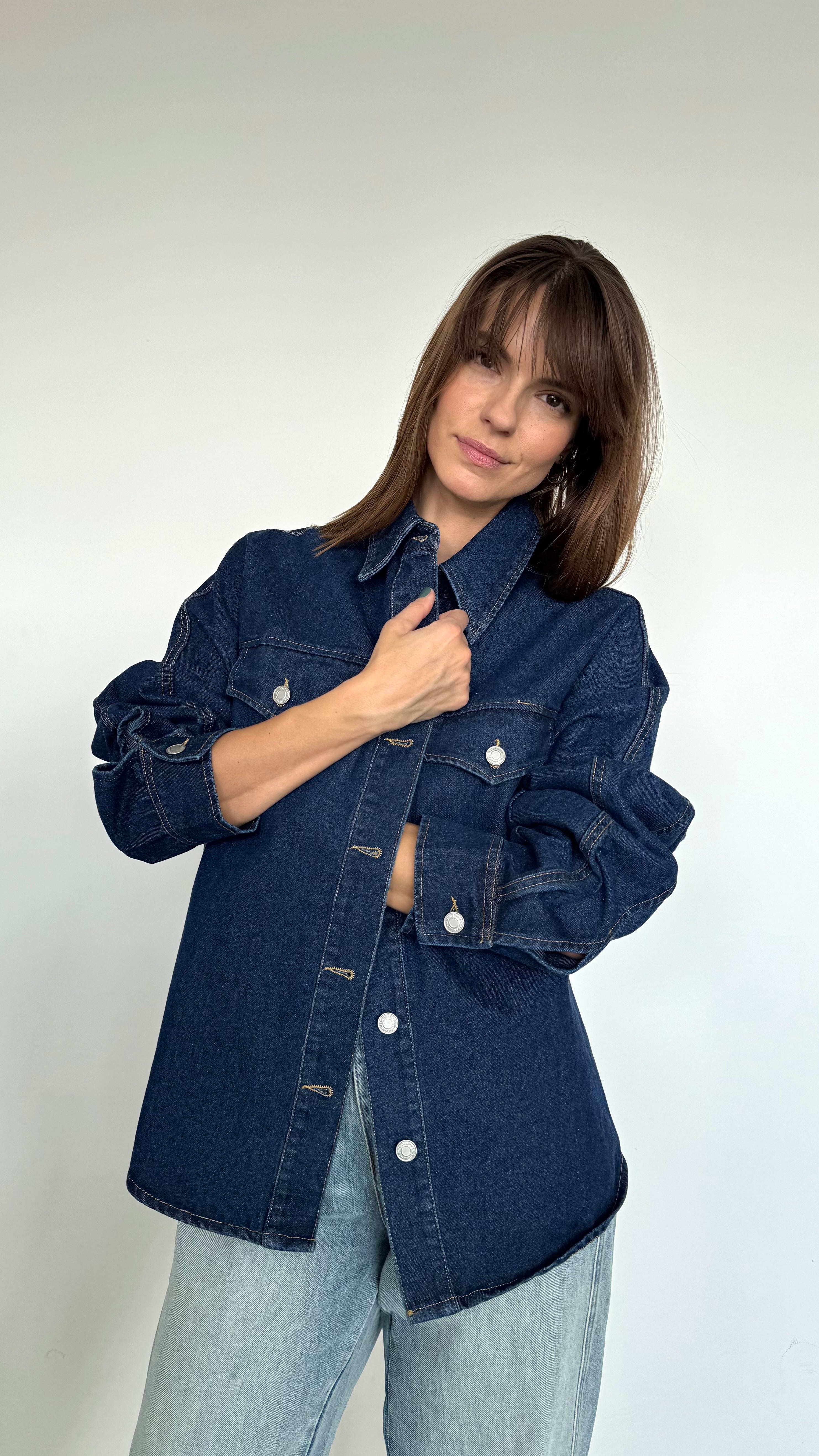 Camisa Denim Dark