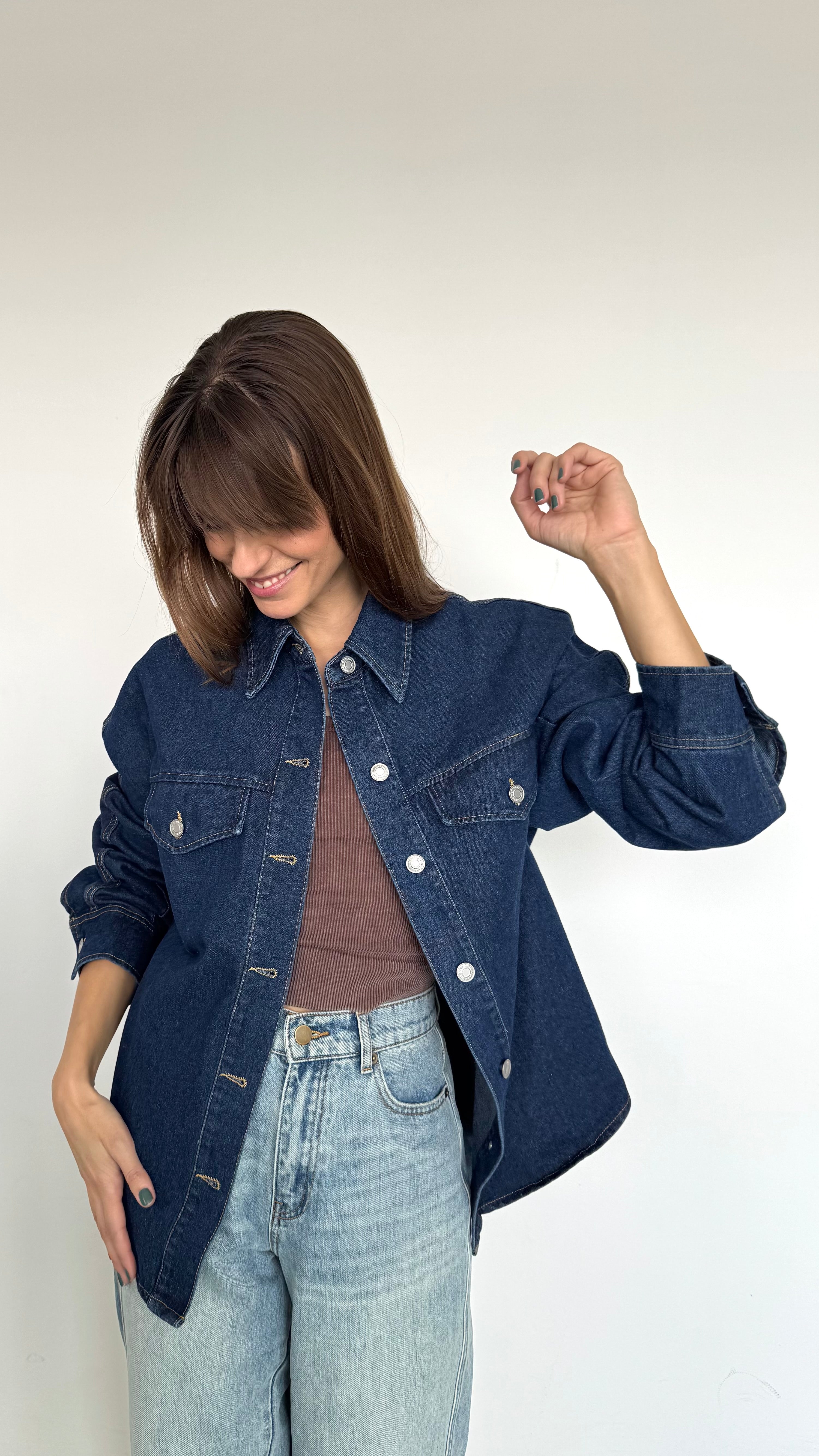 Camisa Denim Dark