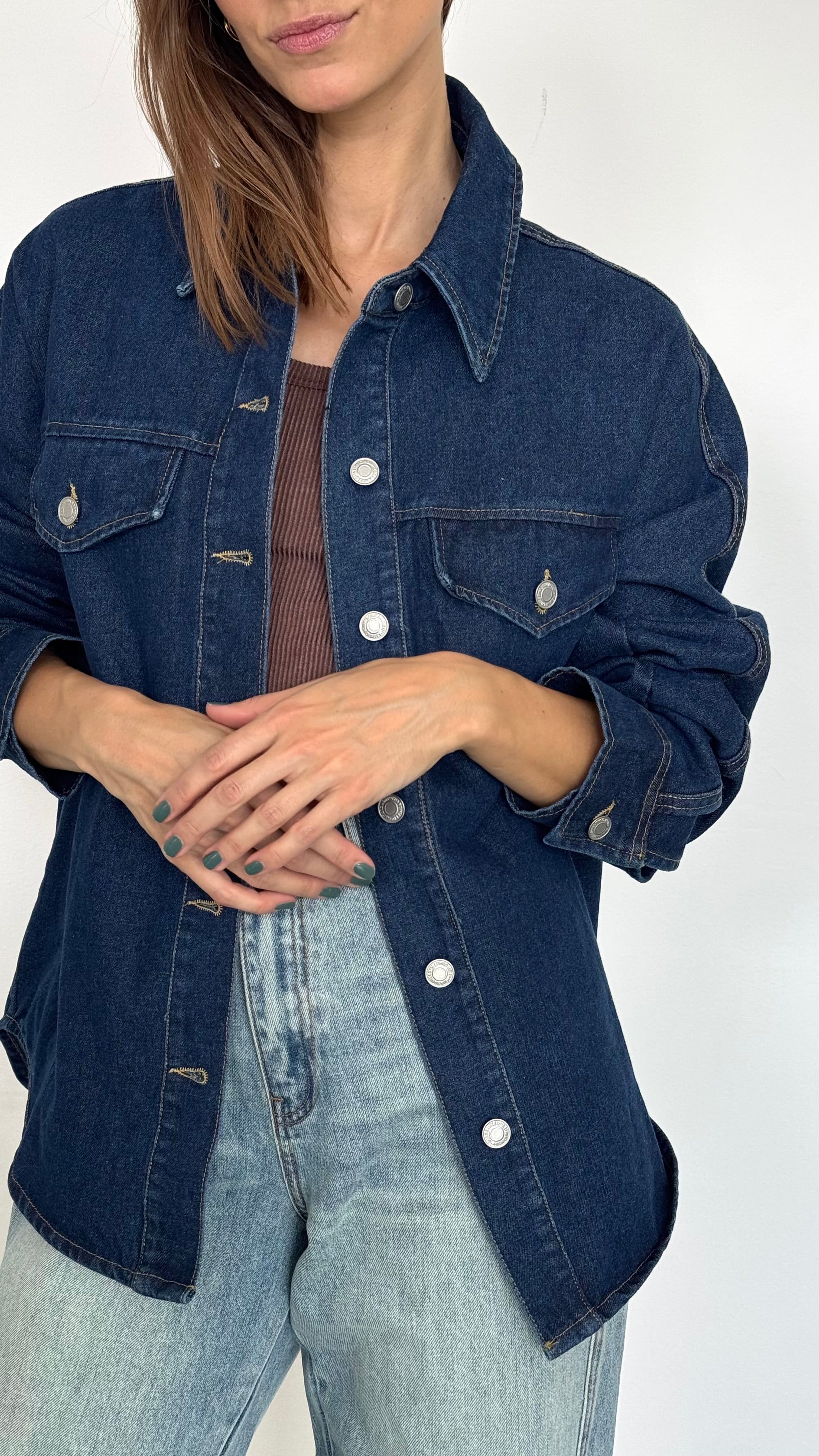 Camisa Denim Dark