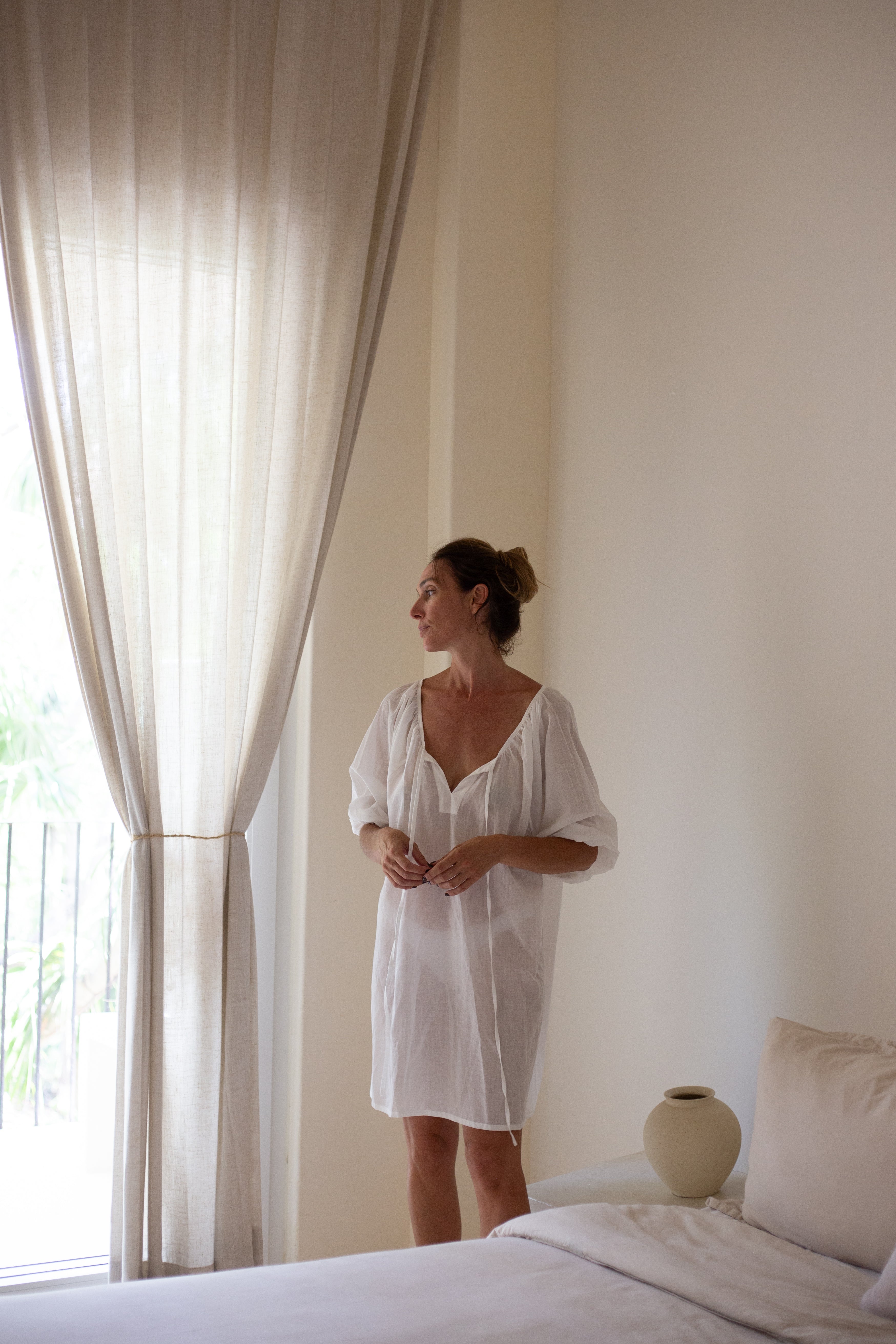 Vestido Galena Transparente Playa