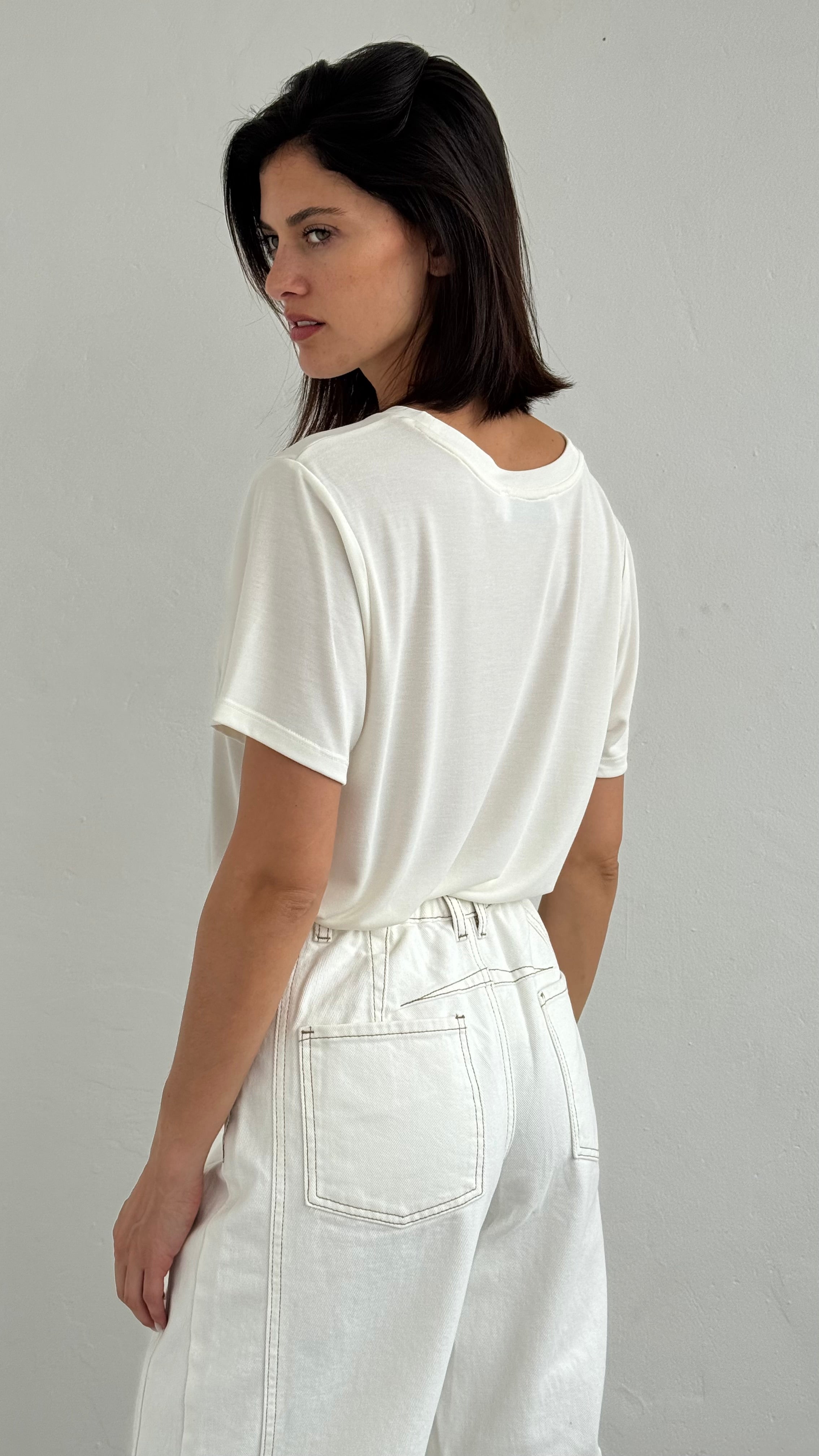 Camiseta print whipe cream playa
