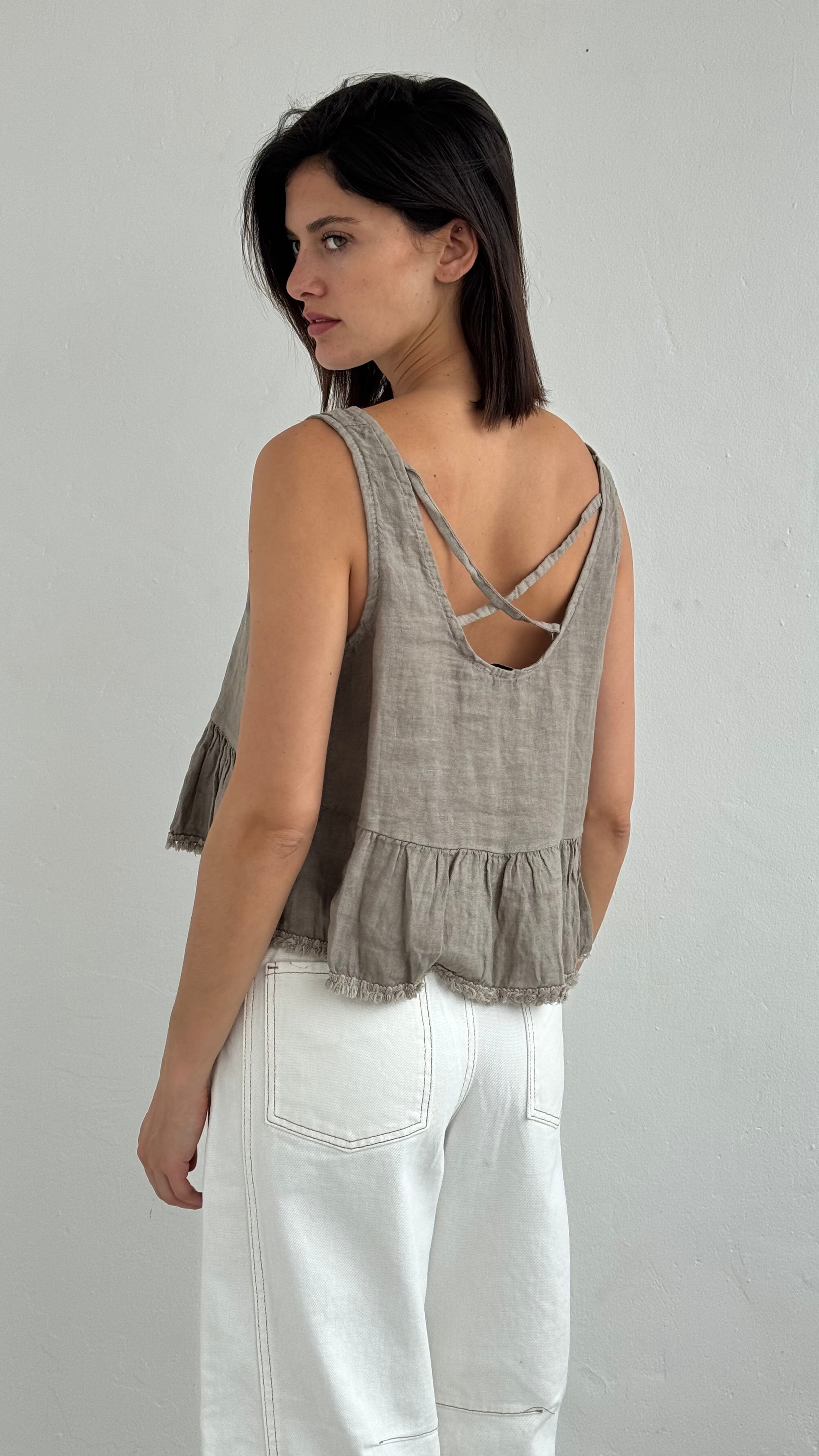 Top Malena Taupe playa