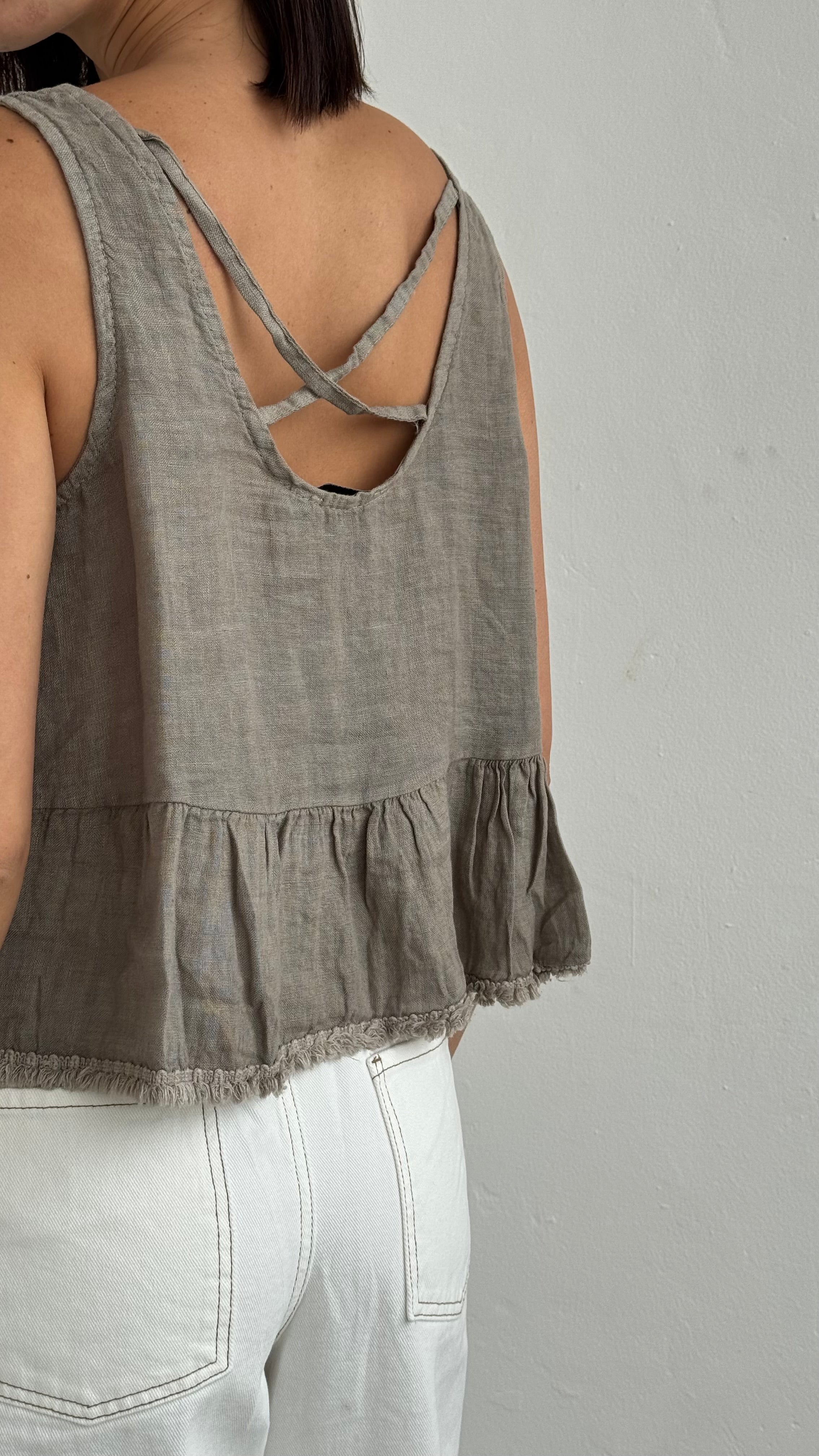 Top Malena Taupe playa