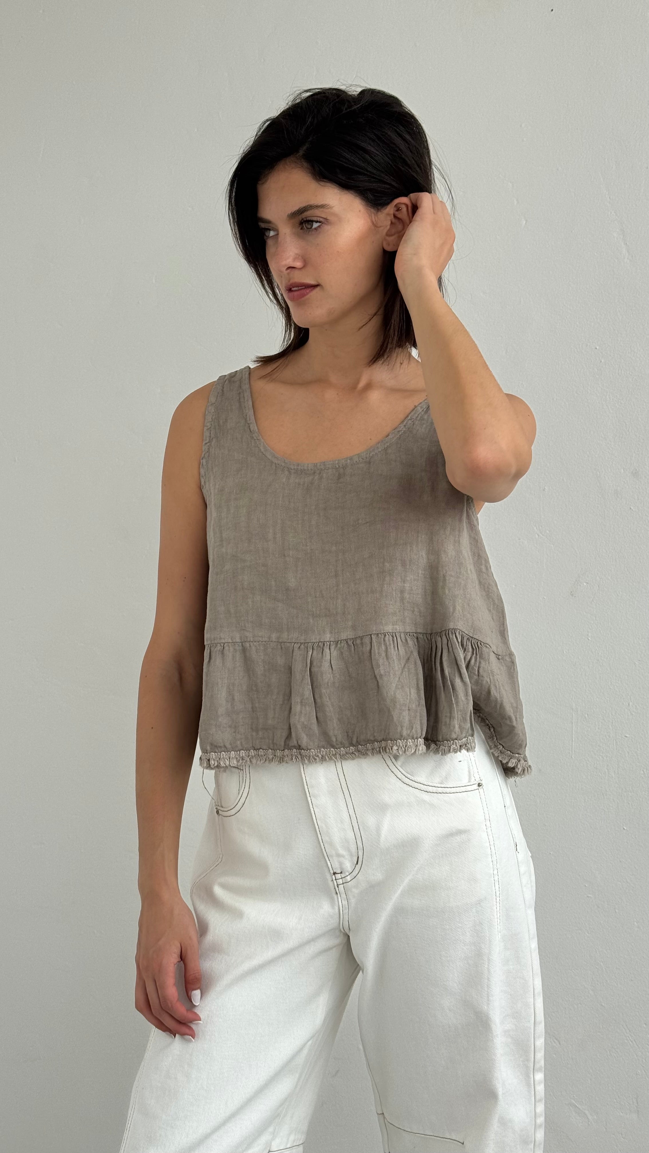 Top Malena Taupe playa