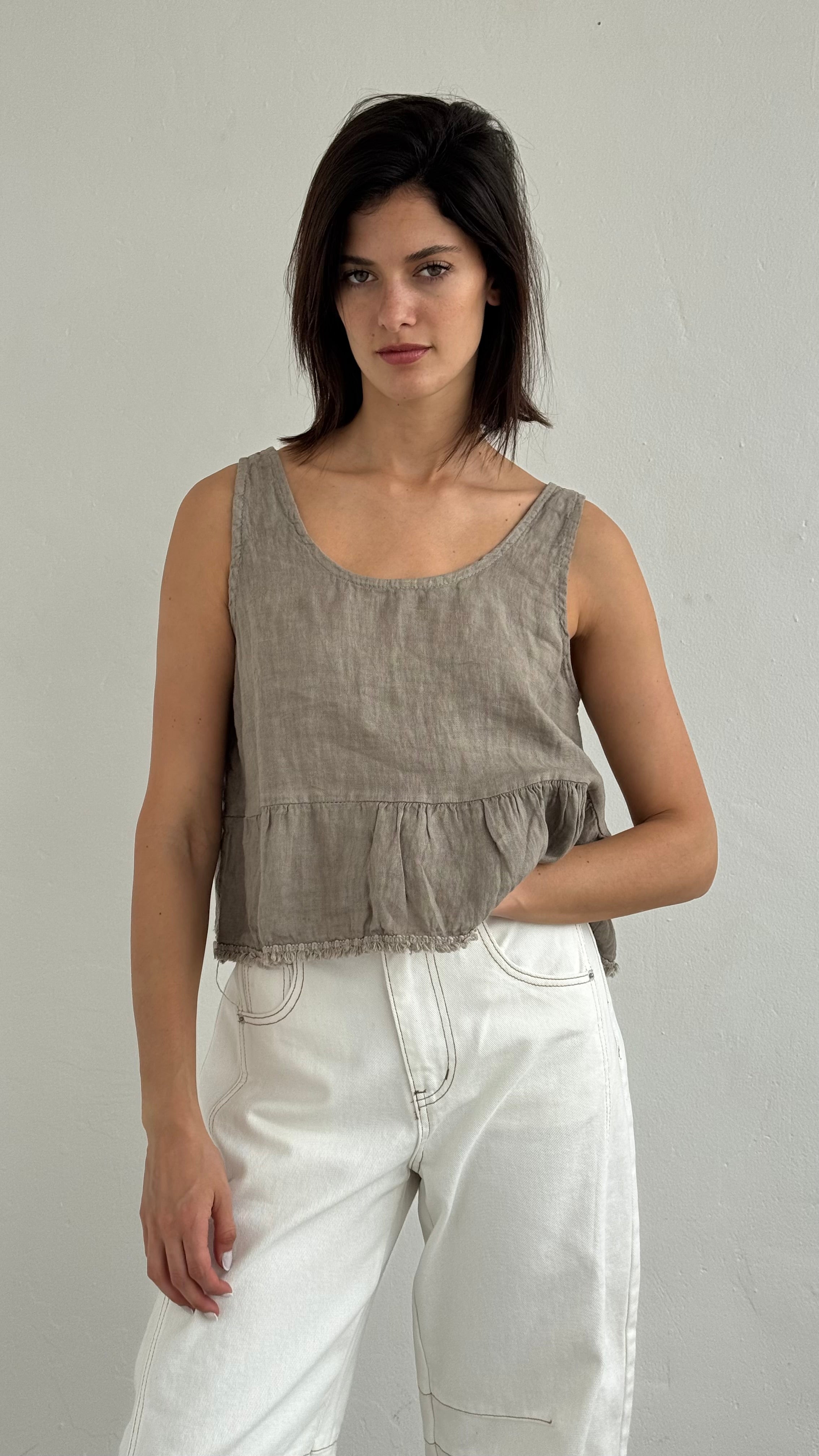 Top Malena Taupe playa