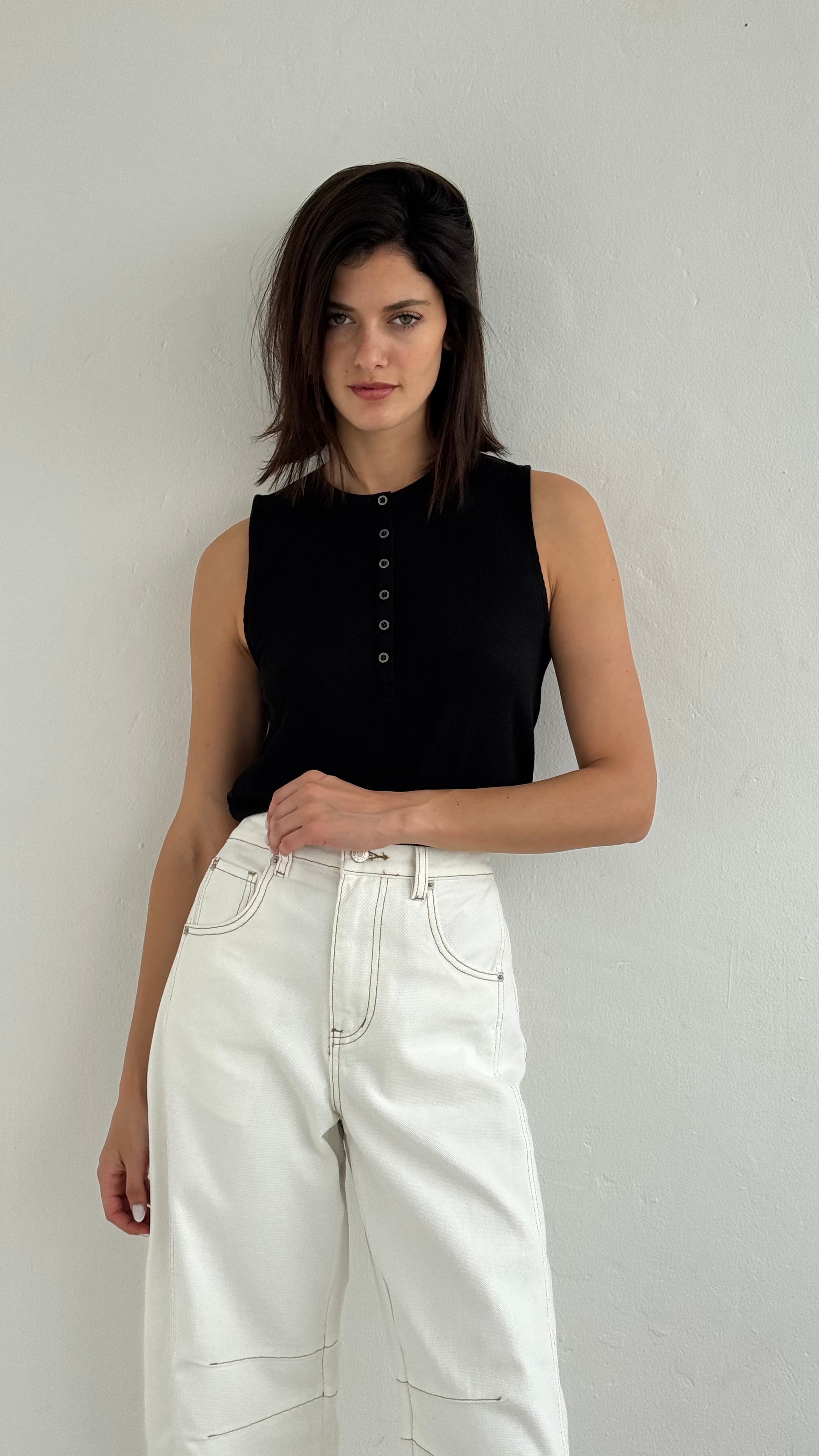 Camiseta Clarise Black playa