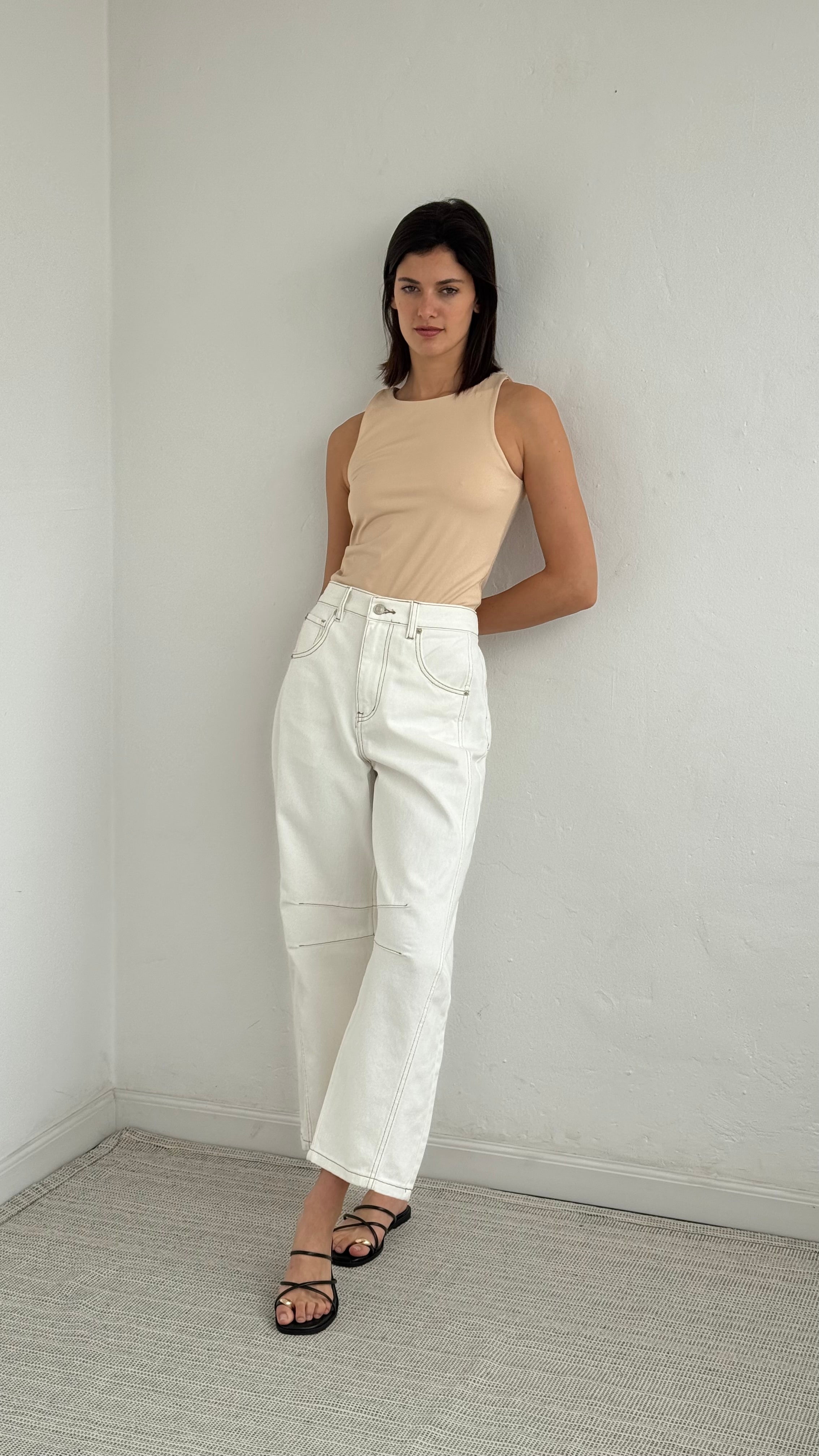 Bodysuit tank nude