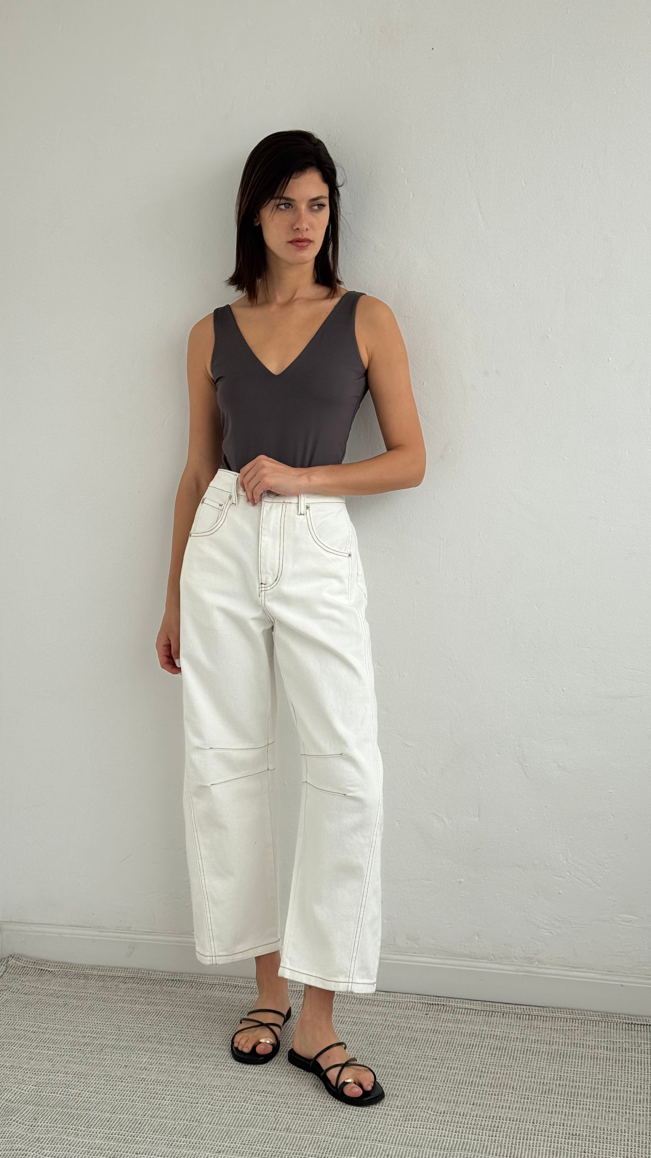 Bodysuit escote charcoal playa