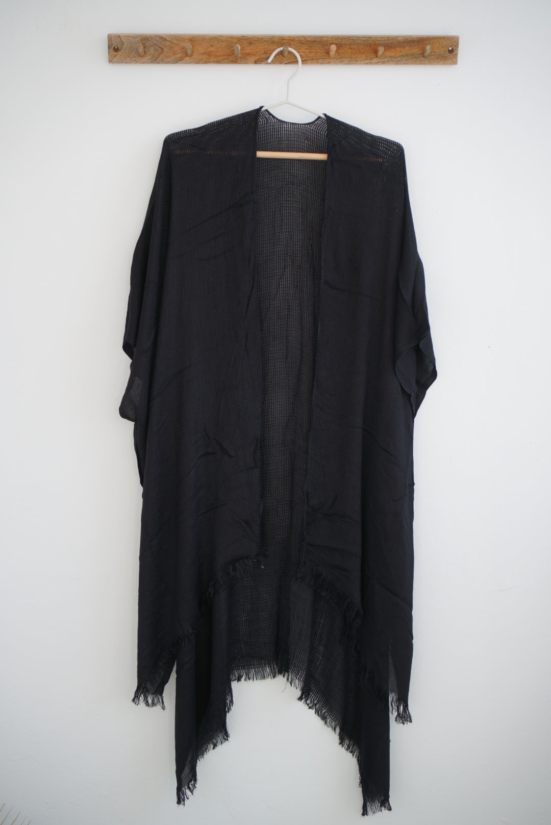 Kimono Negro Trim