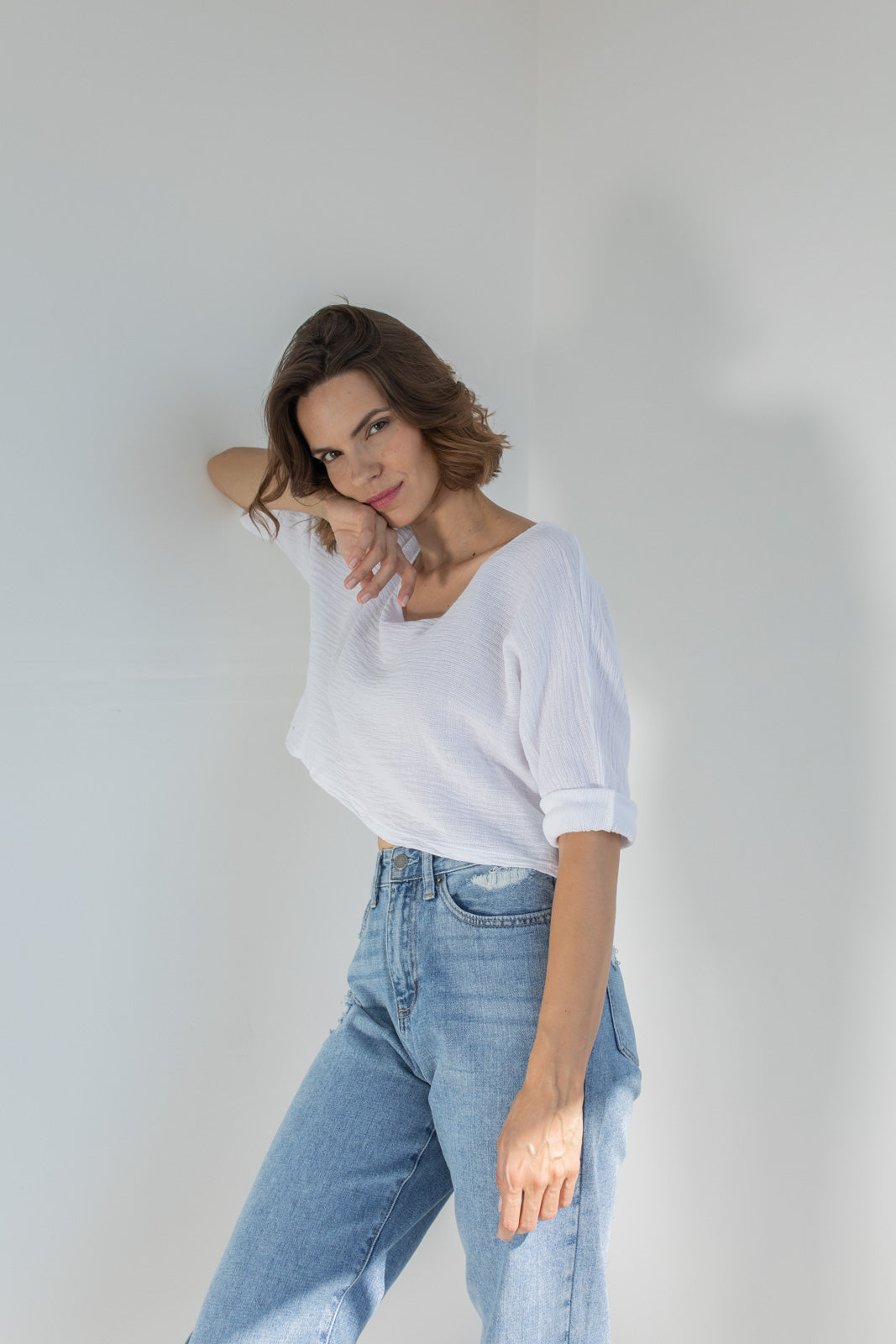 Top Algodón Blanco