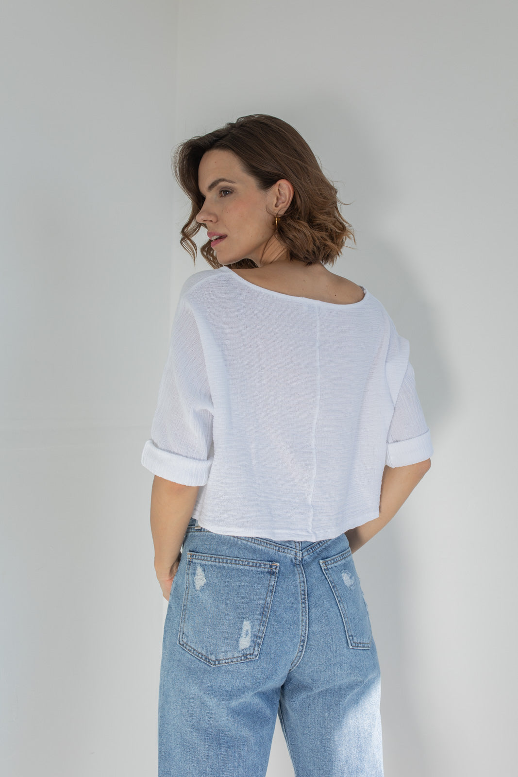 Top Algodón Blanco