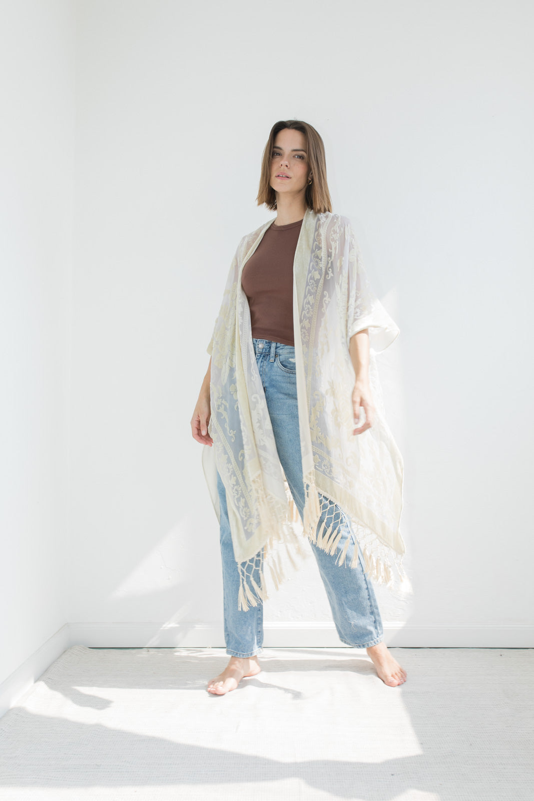 Kimono Velvet Nude Playa