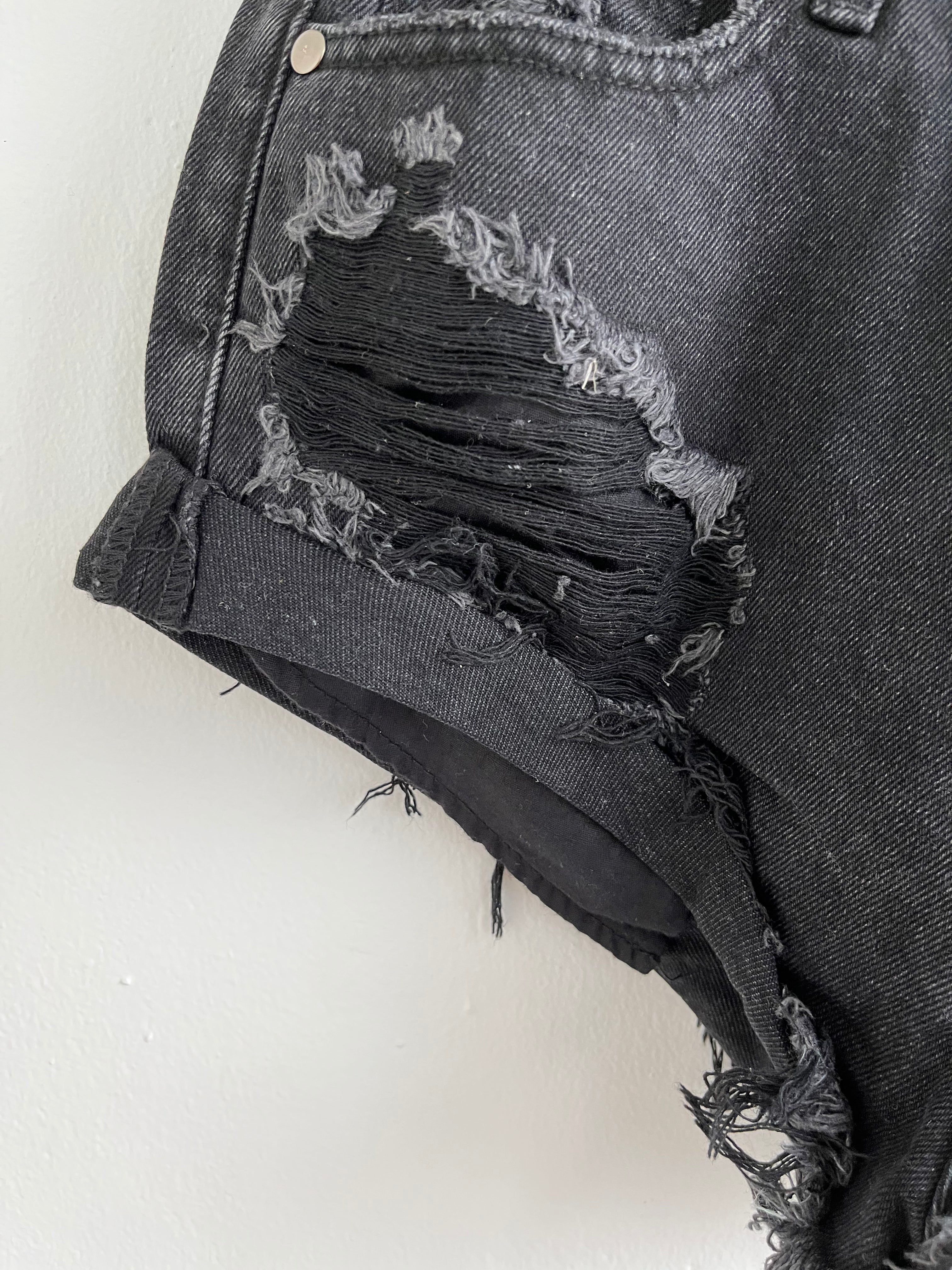 Short Denim Black