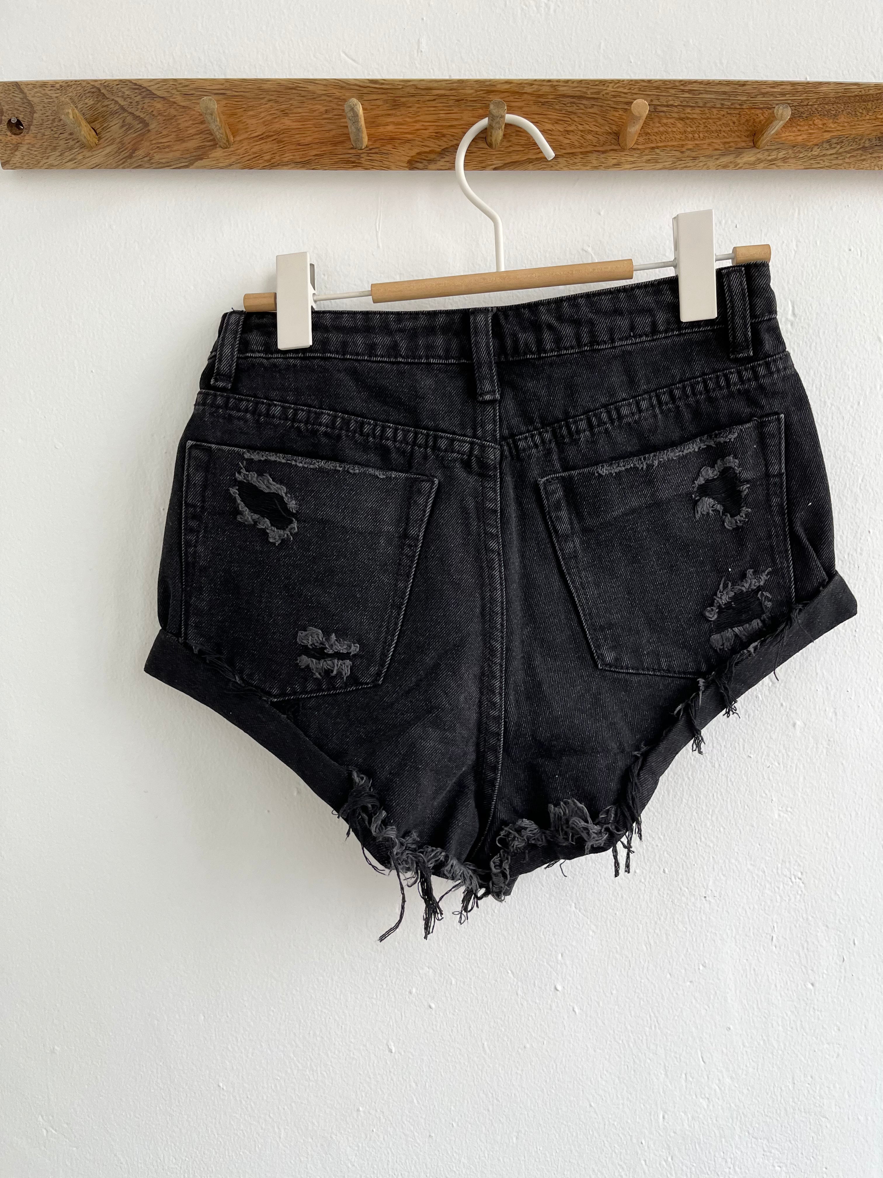 Short Denim Black